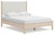 Ashley Cadmori Brown Queen Upholstered Panel Bed