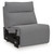 Ashley Modmax II Salt and Pepper 7-Piece Power Reclining Sectional with Audio Consoles