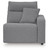 Ashley Modmax II Stone 7-Piece Power Reclining Sectional with Audio Consoles
