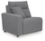Ashley Modmax II Stone 7-Piece Power Reclining Sectional with Audio Consoles