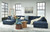 Ashley Bales Navy 6-Piece Modular Seating