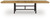 Ashley Galliden Black Brown Dining Extension Table