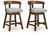 Ashley Ralene Medium Brown Counter Height Barstool (Set of 2)