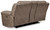 Ashley Stoneland Chocolate Power Reclining Loveseat with Console