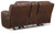 Ashley Stoneland Fossil Power Reclining Loveseat with Console