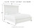 Benchcraft Kanwyn Whitewash California King Panel Bed