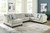 Benchcraft Maxon Place Navy 3-Piece Sectional with Chaise 33003/17/34/38