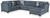 Benchcraft Maxon Place Navy 3-Piece Sectional with Chaise 33003/16/17/34