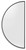 Ashley Denlow Black Accent Mirror