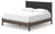 Ashley Cadmori Two-tone King Upholstered Panel Bed