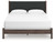 Ashley Cadmori Two-tone King Upholstered Panel Bed