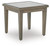 Ashley Rainier Ranch Brown Beige Outdoor End Table
