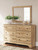 Ashley Galletyn Warm Brown Dresser and Mirror
