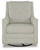 Ashley Kambria Ivory Black Swivel Glider Accent Chair