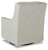 Ashley Kambria Ivory Black Swivel Glider Accent Chair
