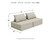 Ashley Bales Taupe 2-Piece Modular Seating