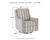 Ashley Kambria Fog Swivel Glider Accent Chair