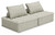 Ashley Bales Navy 2-Piece Modular Seating