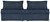 Ashley Bales Navy 2-Piece Modular Seating