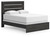 Ashley Delmorta Dark Gray Queen Panel Bed