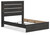 Ashley Delmorta Dark Gray Queen Panel Bed