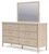 Ashley Cadmori Brown Dresser and Mirror