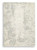 Ashley Raif Gray White Cream Medium Rug