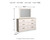 Ashley Stelsie White Dresser and Mirror