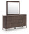 Ashley Cadmori Two-tone Dresser and Mirror