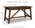 Ashley Baldridge Rustic Brown Home Office Desk