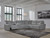 Ashley Modmax II Salt and Pepper 6-Piece Reclining Sectional with Console