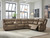 Ashley Max-Media Biscotti 6-Piece Power Reclining Sectional with Audio Console