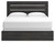 Ashley Delmorta Dark Gray King Panel Bed