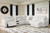 Ashley Modmax II Salt and Pepper 6-Piece Reclining Sectional with Chaise and Audio Console