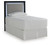 Ashley Raechalla Black Gray Twin Upholstered Panel Headboard