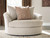 Benchcraft Steelwater Retreat Latte Oversized Swivel Accent Chair