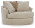 Benchcraft Steelwater Retreat Latte Oversized Swivel Accent Chair