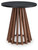 Ashley Kallari Warm Brown Black End Table