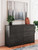 Ashley Delmorta Dark Gray Dresser
