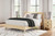 Ashley Cabinella Tan Queen Platform Panel Bed