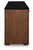 Ashley Kallari Warm Brown Black Credenza