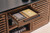 Ashley Kallari Warm Brown Black Credenza
