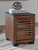 Ashley Kallari Warm Brown Black Chairside End Table