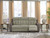 Ashley Stately Check Sisal Power Reclining Sofa