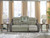 Ashley Stately Check Sisal Power Reclining Sofa