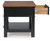 Ashley Wildenauer Brown Black End Table
