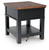 Ashley Wildenauer Brown Black End Table