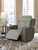 Ashley Stately Check Sisal Power Recliner