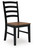 Ashley Wildenauer Brown Black Dining Chair (Set of 2)