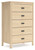 Ashley Cabinella Tan Chest of Drawers